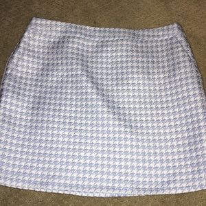Final price. Light blue houndstooth mini skirt